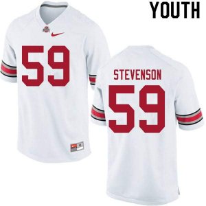 NCAA Ohio State Buckeyes Youth #59 Zach Stevenson White Nike Football College Jersey BZZ5545CO